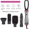 5 In1 Hair Dryer Hot Air Comb Set Professional Curling Brush Hair Multi Styler Hair Dryer Brush Hair Straightener Styling Tool