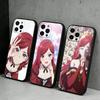 P-Pride R-Royal Ivy Червоноволоса КоролеваS Чохол для телефону Для iPhone17,16,15,14,13,12 Plus,Max М'який Силіконовий Чорний Чохол