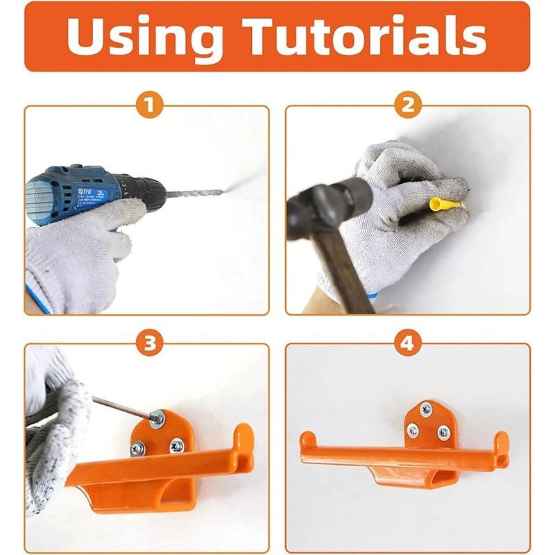 Backpack Leaf Blower Hanger, 1 Pack Backpack Sprayer Wall Mount, Heary Duty Chainsaw Wall Mount Stand Accessories Garage Organization Storage