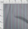 oneOone Cotton Flex Fabric Multicolor Stripe Print Fabric BTY 40 Inch Wide