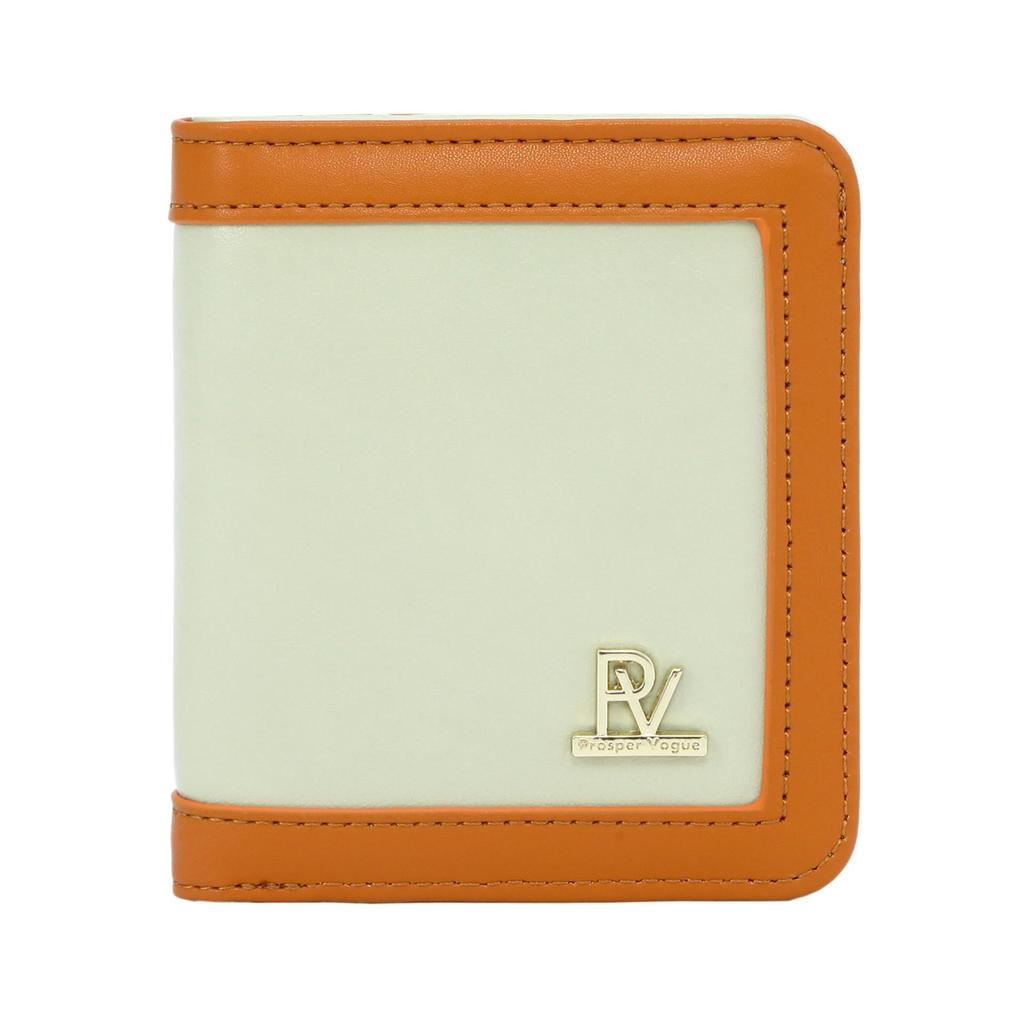 New Women's Lightweight Calfskin Wallet - Patchwork Color Block Design, Multi-Card Slots, Portable & Versatile.