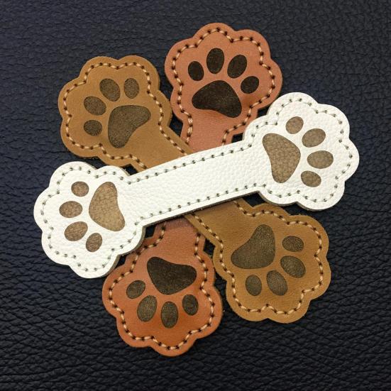 3 Pcs Magnetic Faux Leather Bookmark Cute Cat Face/Paw Shape Strong Magnet Page Clips Reading Accessory for Book Lovers Teachers Students Reader