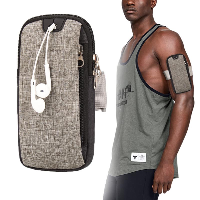Breathable Running Arm Bag for Mobile Phones - Unisex Fitness Strap