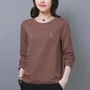 Korean Style Plus Size Women's Autumn Long-Sleeve Slimming T-Shirt