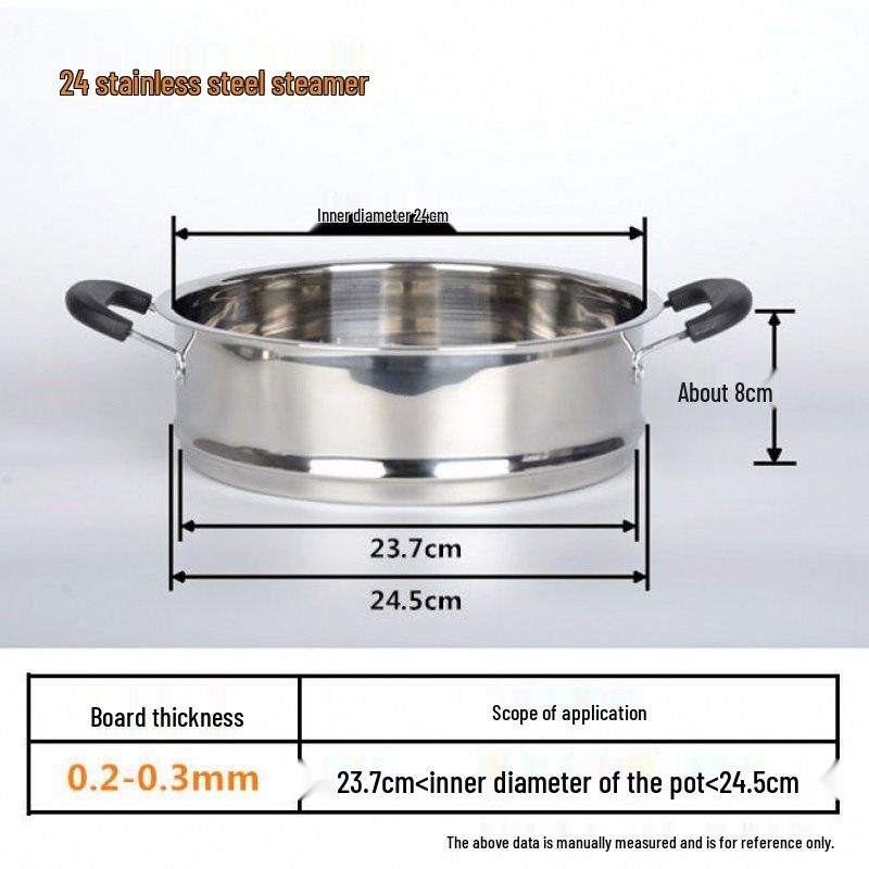 

Canmo Побутова пароварка з нержавіючої сталі з потовщеною решіткою