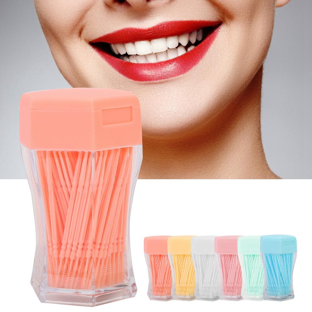200pcs Double Head Toothpick Household Cleaning Tartar Removal Toothpick