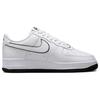 Nike Air Force 1 '07 Low White Black Outline Swoosh Sneakers DV0788-103