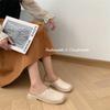 Heli Shark's New Summer Baotou Cool Slippers Wear Fashionable Solid Color Daily Casual Low-heeled Outdoor Half Slippers Women