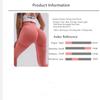 Leggings da yoga fitness da donna a 9 colori, a vita alta, push-up, pantaloni da yoga aderenti senza cuciture per lo sport da donna