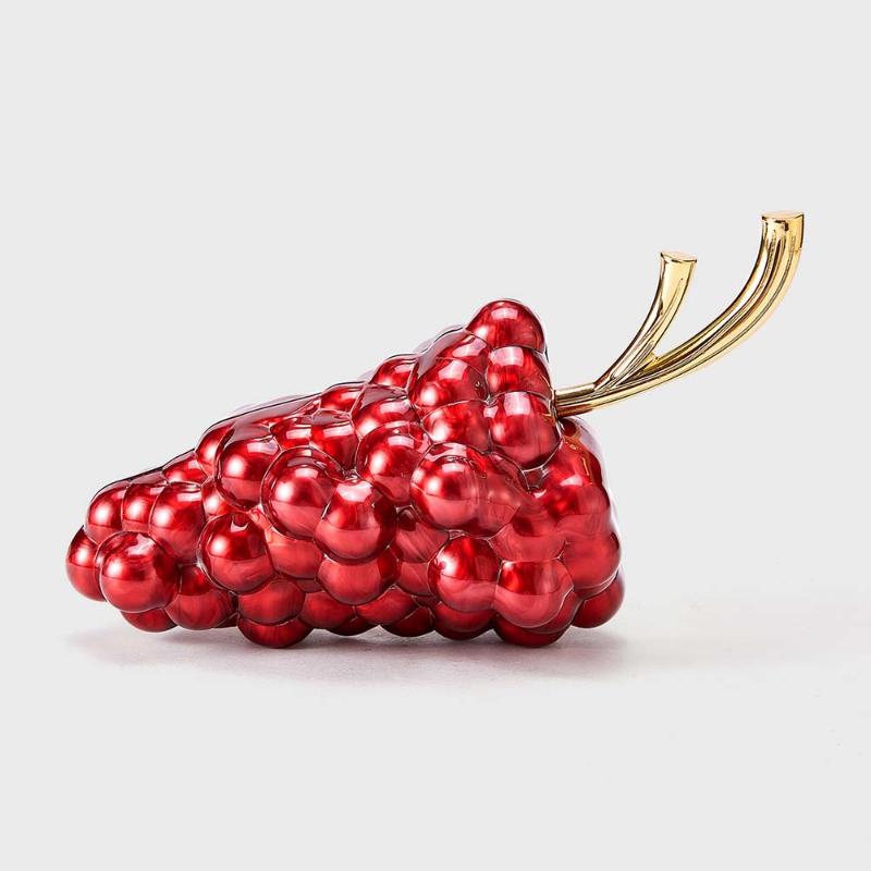 

Grape Shape Chain Bag Crossbody New Evening Shoulder Fashionable Clutch Party Wallet Women s Dress Wedding Bags Luxury Handbags 18.5x5x15cm червоний