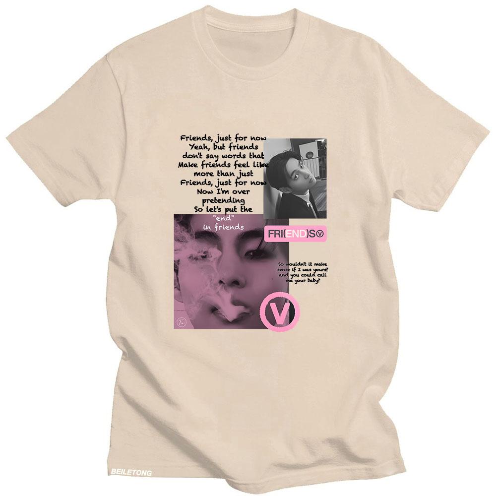 

Мягкий Тэхён Пт(конец)s Футболки с коротким рукавом Летняя хлопковая футболка Унисекс Одежда унисекс Корейская мода Графический принт Футболки унисекс 3XL