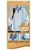 Boy's Plus Velvet Fake Two-Piece Lapel Hoodie for Fall/Winter - Junior High and Big Kids POLO Top