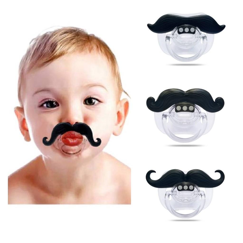 Baby Full Silicone Soothing Pacifier Adorable Creative Sleep Type Thumb Shape