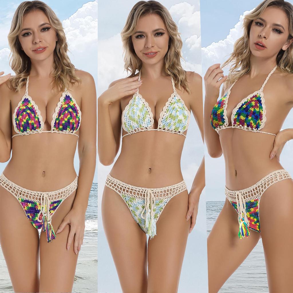 Handmade Crochet Bikini Set: Sexy Hot Style Swimsuit
