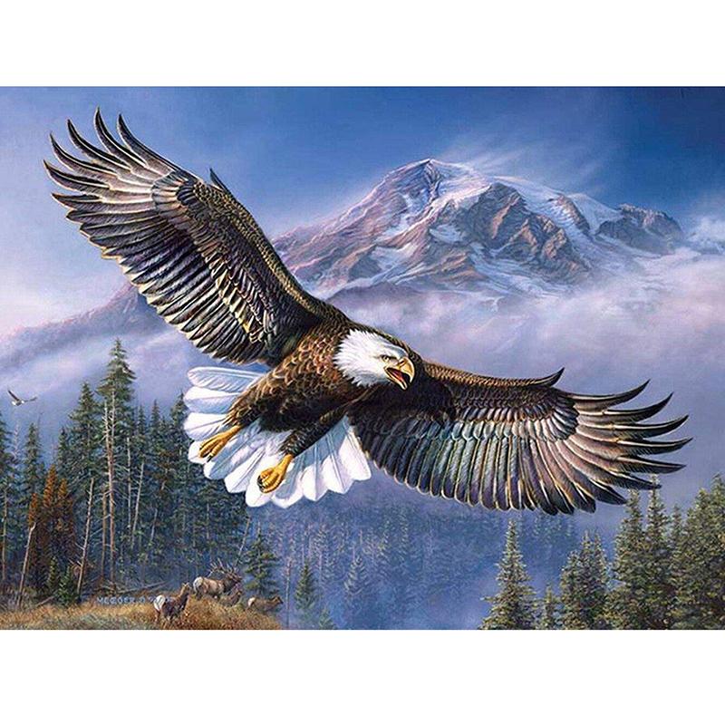 DIY Bird 5D Diamond Painting Full Round Drill Rhinestones Birds Diamond Embroidery Cross Stitch Mosaic Wall Art Gift Home Decor