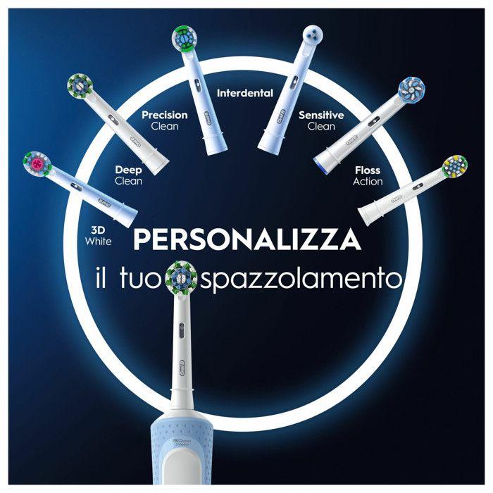 Brosse à dents électrique - Oral-B - Vitality Pro D103 Duo - 3 modes - Timer intégré - Batterie rechargeable