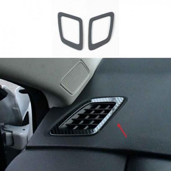 Trim For Honda CR-V -2024 Carbon Fiber Steel Dashboard L&R Air Outlet Vent