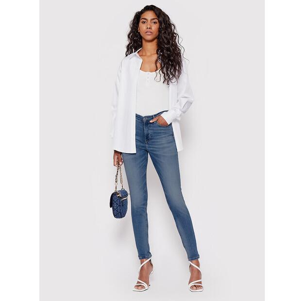 Джинсы Guess W2YA46 D4Q01 синий Skinny Fit