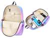 Mygreen Backpack for Elementary School Starry Sky Pattern Girls, Lightweight, Water-Repellent, (Purple)