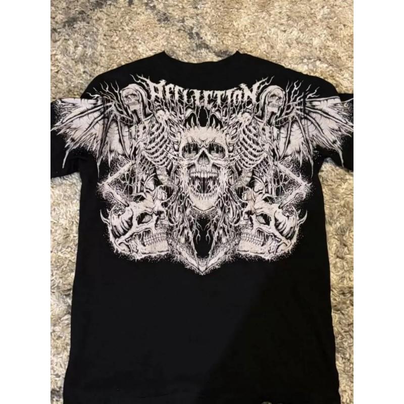 Y2K Vintage T Shirt Harajuku Hip Hop Crew Neck Short Sleeve Gothic Streetwear Unisex Tee