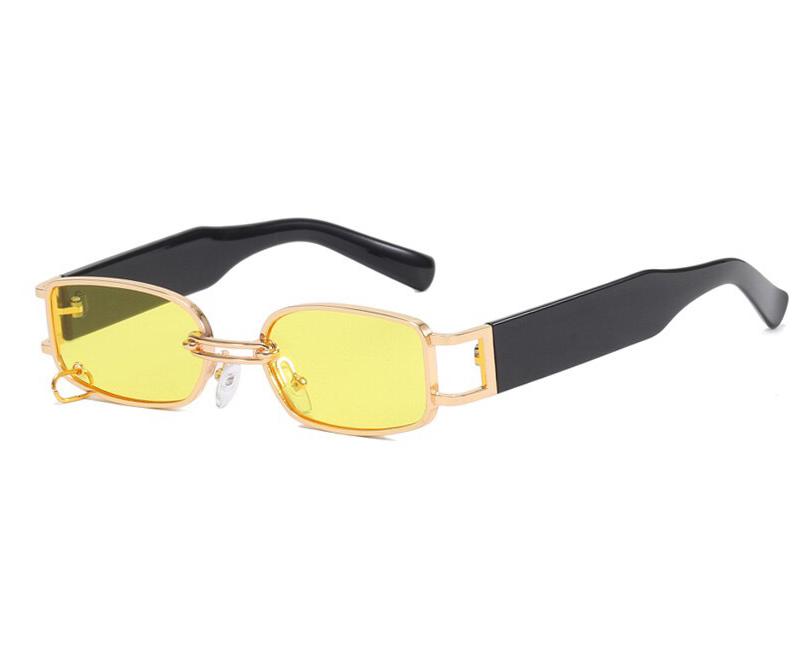 Rectangle Shape Sunglasses Woman Korean New Stylish Cool Men'S Sun Glasses  Uv Protection Female Sun Glass