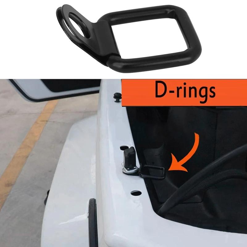 10Pcs Metal Pull Hook Anchor Cargo Tie Down Ring Retainer Fixing for Trailer,rear Box Pull Buckle Hook Modification Parts