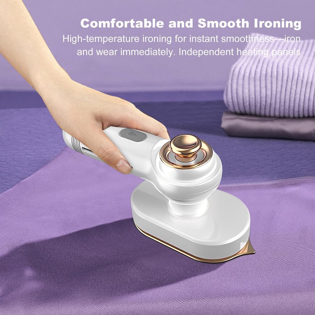 Portable Handheld Steam Iron – Mini Electric Ironing Machine for Clothes, Dry & Wet Use