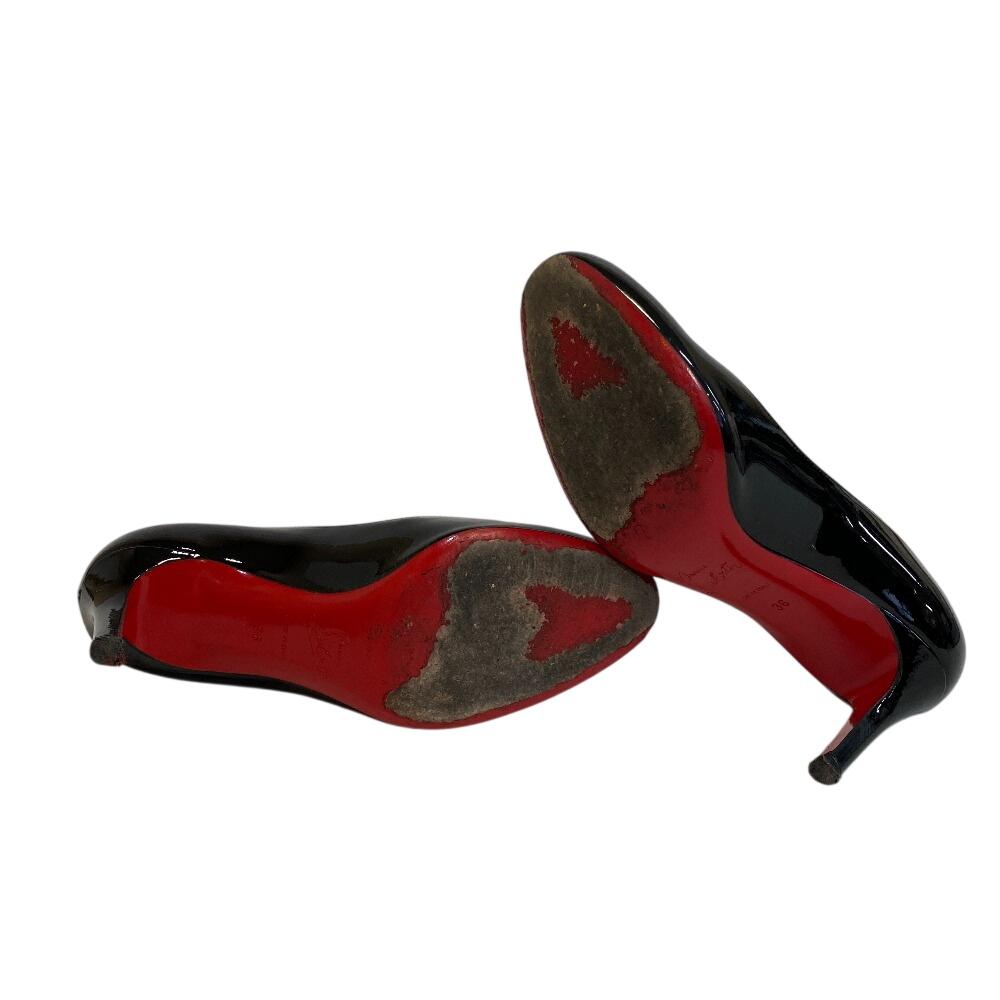 Christian Louboutin Stiletto heel shoes enamel pumps black enamel Used