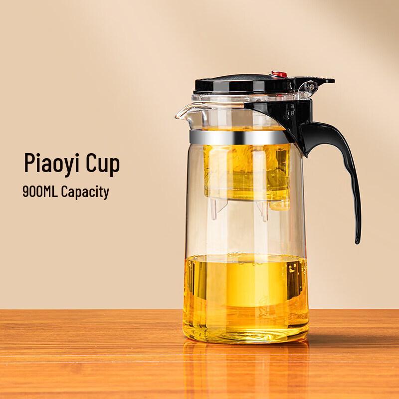 Tea-Water Separation Glass Teapot