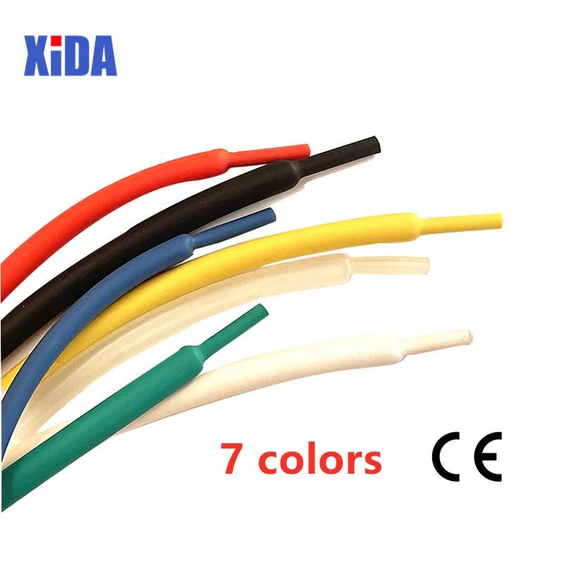 

1M Clear4.8/6.4/7.9/9.5/12.7/15mm Dual Wall Heat Shrink Tube Thick Glue 3:1 Ratio Shrinkable Tubing Adhesive Lined Wrap Wire Kit 1.6mm жовтий