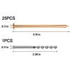 15/20/25pcs 4" Tree Killer Nails Large Copper Nails Stump Roots Removal Spikes For Killing Trees Stump Root Hardware Trees