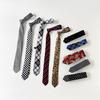 Wholesale Jacquard Hand-tie Long High-end Leopard Print with Retro Casual Niche Tie Neutral