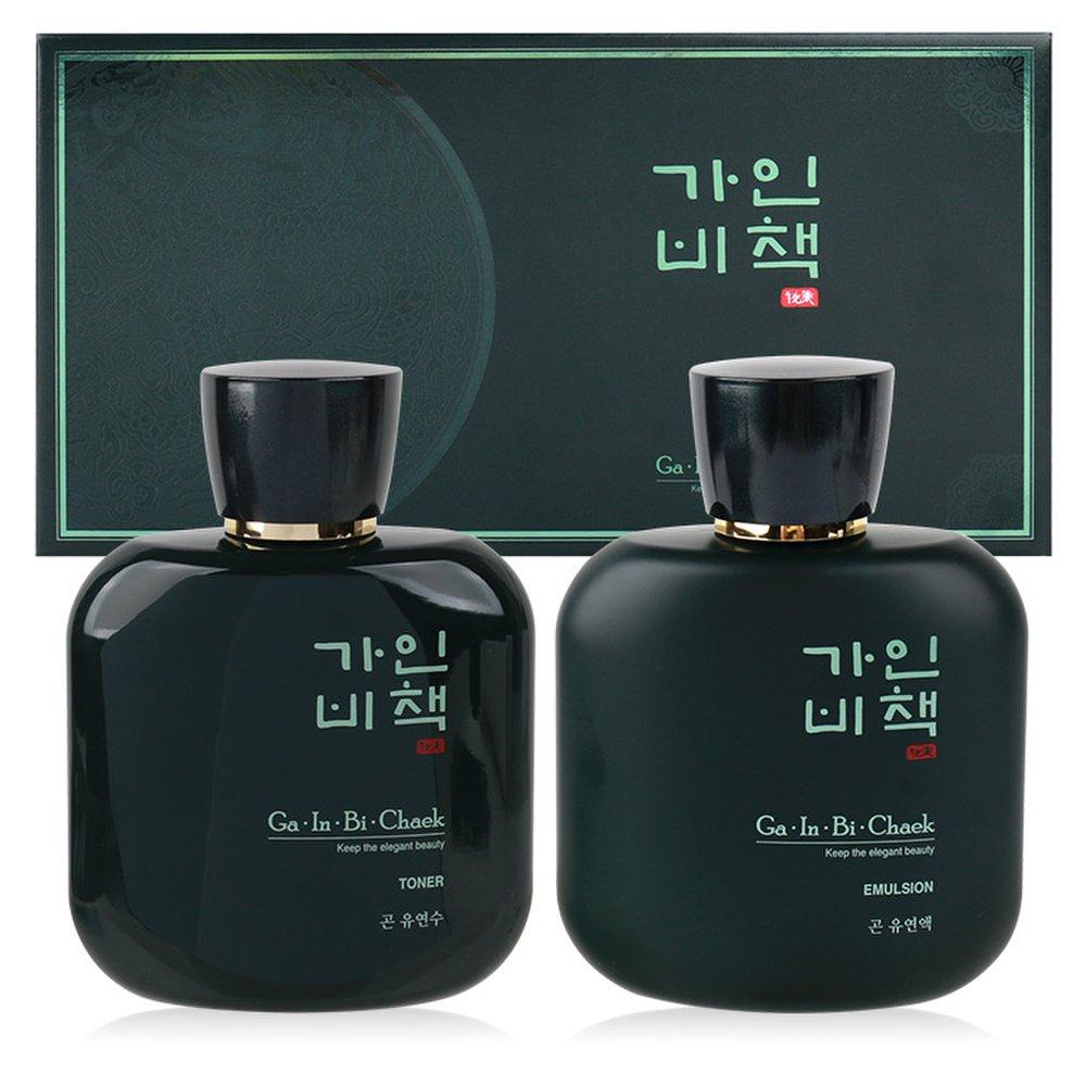 gainbichaeg Gon Men's 2-Piece Set / Fresh Ginseng Cultured Root Exosome Men's Oriental Medicine Cosmetics
