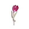 plum red tulip