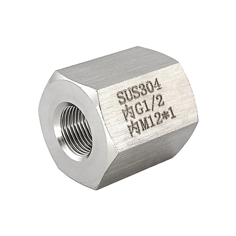Stainless Steel 304 M12X1 to G1/2 BSP Thread Reducer Adapter