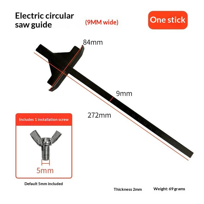 1/2Pcs Circular Saw Guide Edge Guide Replacement Parts For DC310 For DCS391B For DCS393 Cordless Saw Power Tool