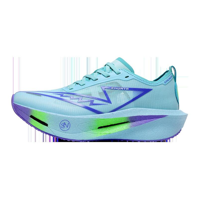 

Zhijing 3 carbon board racing men s running shoes summer breathable real popcorn shock-absorbing women s sports shoes 36