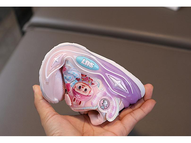 Barnskor med ljus, slip-on, prinsessmodell för våren 2025