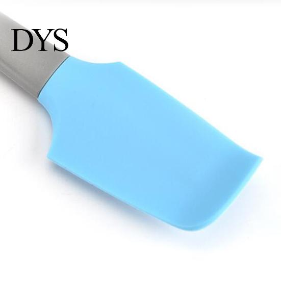 Silicone Spatula Cake Cream Scraper High Temperature Resistance Anti-scalding Mixing Hanging Hole Baking for Bakery