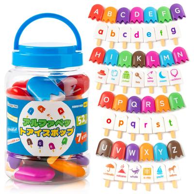 Odoorgames ABC Ice Pops - Alphabet Toy, Early Childhood Education Toy for Classrooms - Fun and Engaging Matching Game