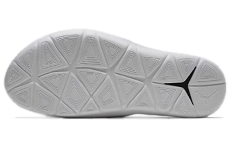 Air Jordan Hydro 7 V2 Black Red Burst Crack Slippers 'Black' BQ6290-016
