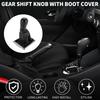 TUCKBOLD Gear Shift Knob Cover for Ford Focus MK2 Plastic Faux Leather 2004-2008 (1pc)