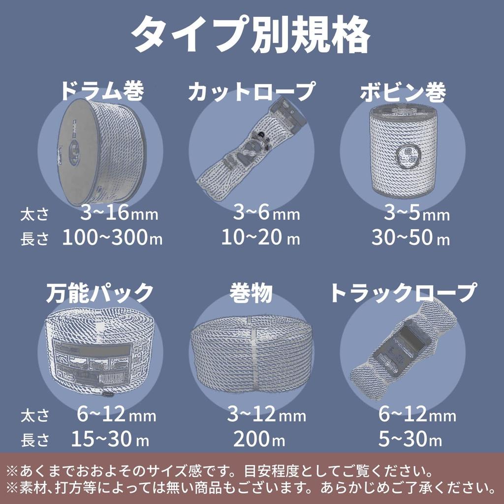 Yutaka Make Cremona Rope 6mm X 30m Bobbin, RV-4,