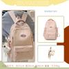 Schoolbag simple schoolbag female Korean version Japanese style casual star printing backpack junior high school high school college student class 