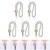 Distinctive Men's Leather Bolo Tie Men Leather Rodeos Necktie Garment Accessory for Parties And Casual Wear