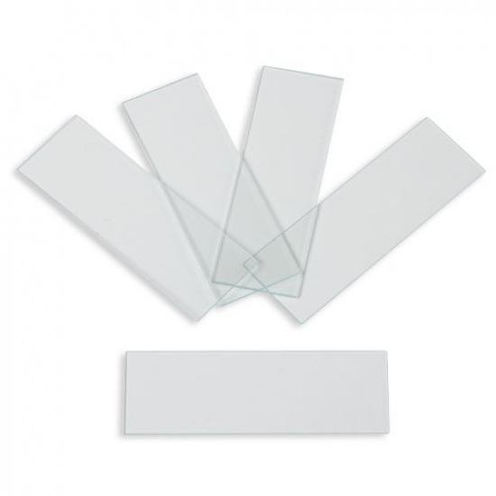 Microscope Slides, Ground Edges, Plain, 90 Corners, 3x1, Karter Scientific 206A2 (Pack of 72)