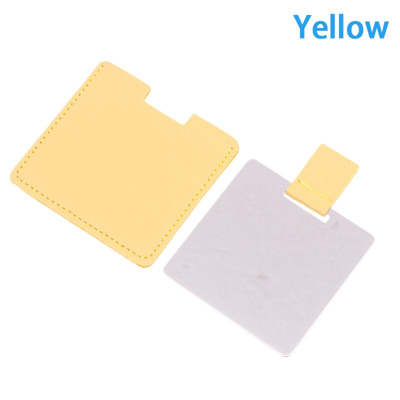 1PC Metal Ultra-thin Mini Makeup Mirror Portable Stainless Steel Compact Pocket Hand Personalized Beauty Cosmetic Mirrors Gift