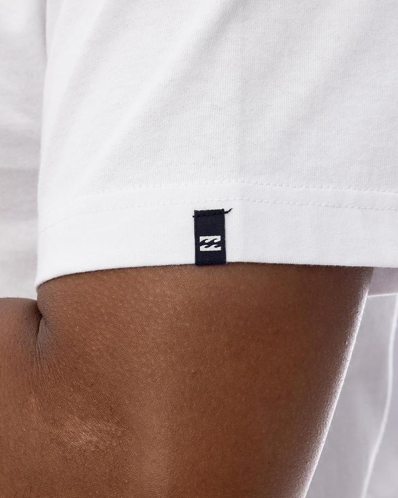 Regular Fit US Cotton Back Square Logo T-Shirt