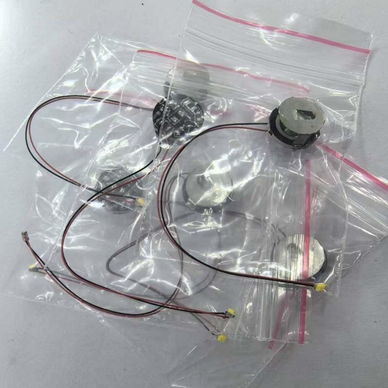 1 Piece Wired Led Magnetron Light Model With Battery Magnetic Control Lamp Diy Car Toys Lighting Making Diorama Materials Parts