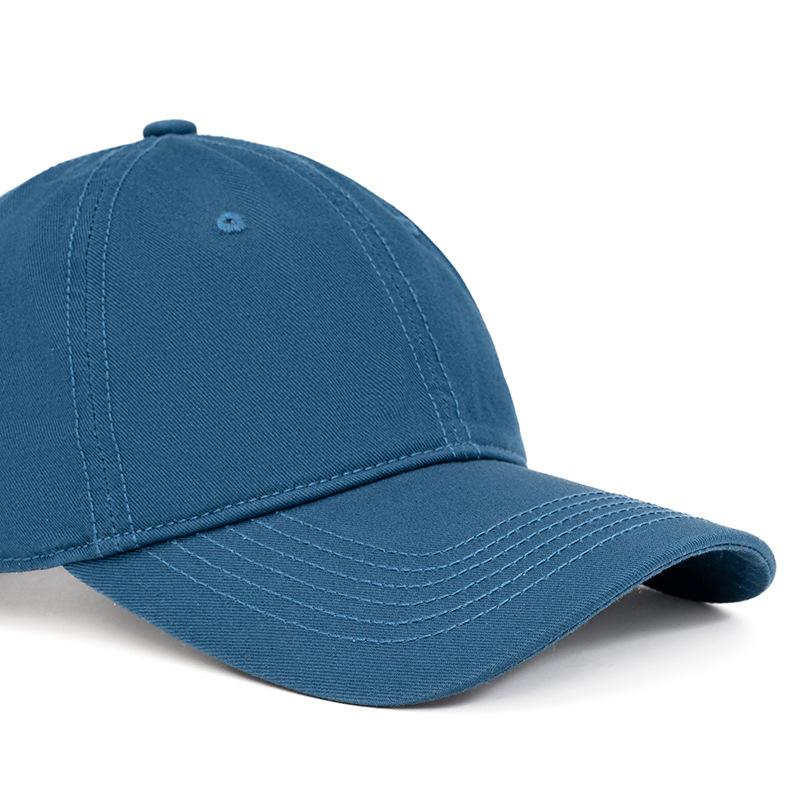 Outdoor Cotton Baseball Cap Men's Spring Summer Soft Top Big Head Cap Women Sunshade Cap
